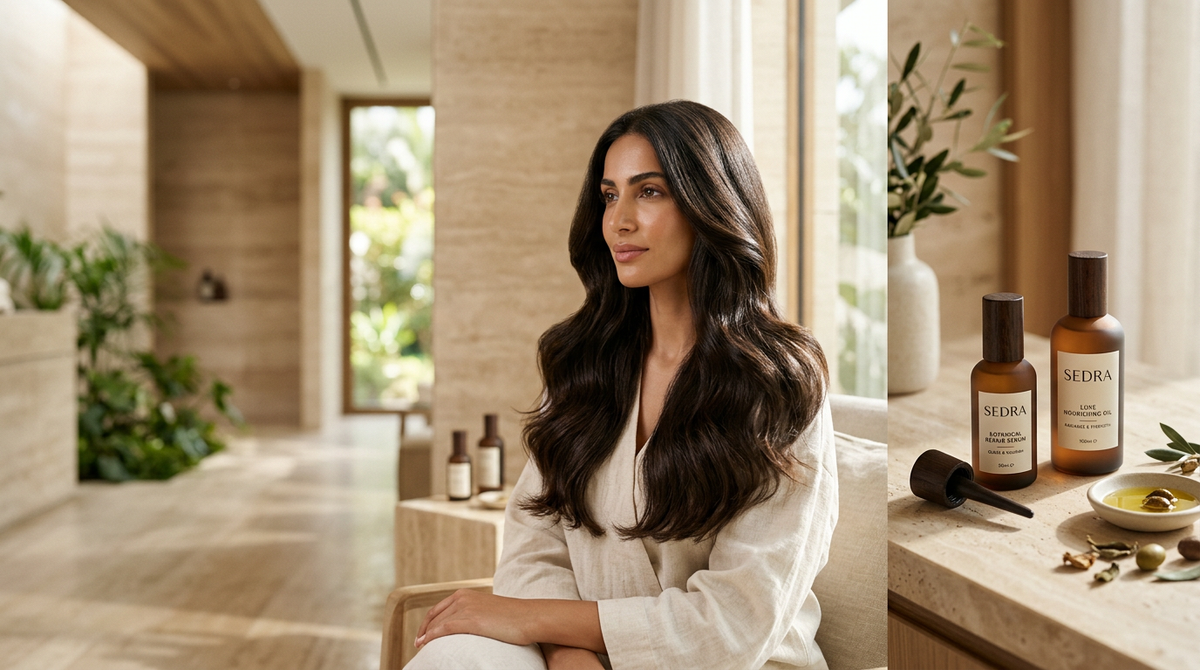 SEDRA Luxury Hair Care Hero Banner